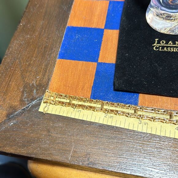 JOAN RIVERS Bamboo Goldtone Tennis Bracelet/Jacket - Picture 4 of 5